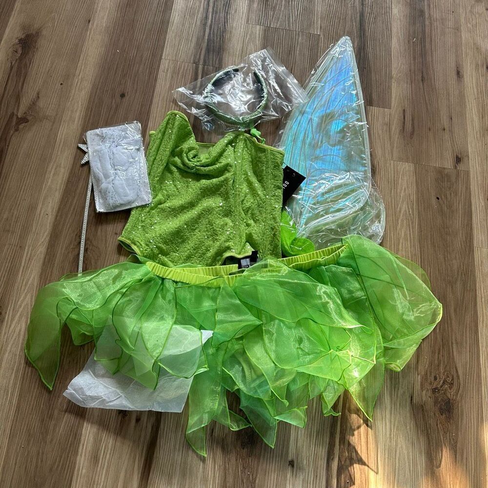 Dolls Killāgreen jealous fairy L corset top mesh skirt costume